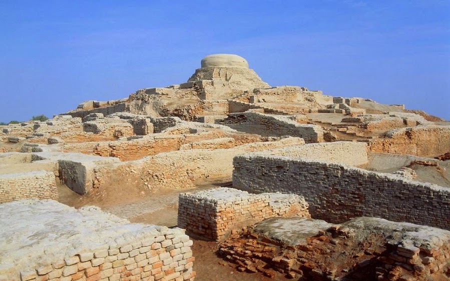 Руины древнего города Мохенджо-Даро